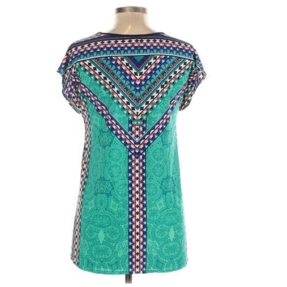 Ava James Cap Sleeve Top Size Large - Picture 2 of 5